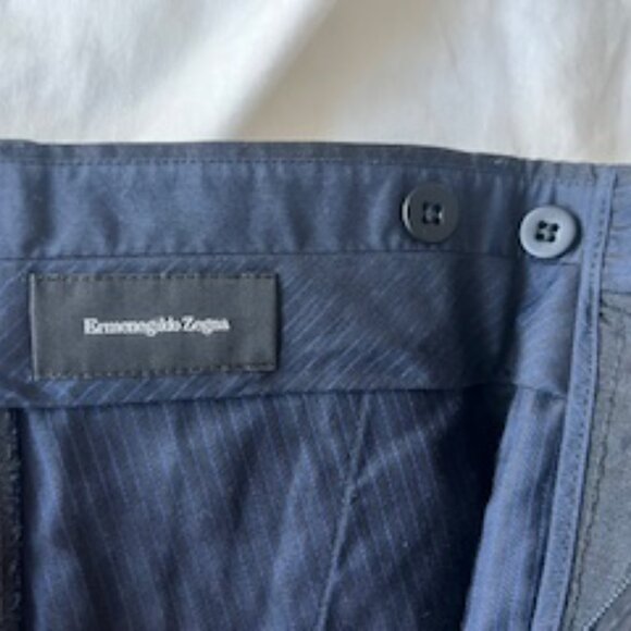 Ermenegildo Zegna - 100% Wool Dress Slacks - Dark Grey - Size 32 / 34 - Perfect - Picture 2 of 8